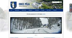 Desktop Screenshot of obecpila.sk